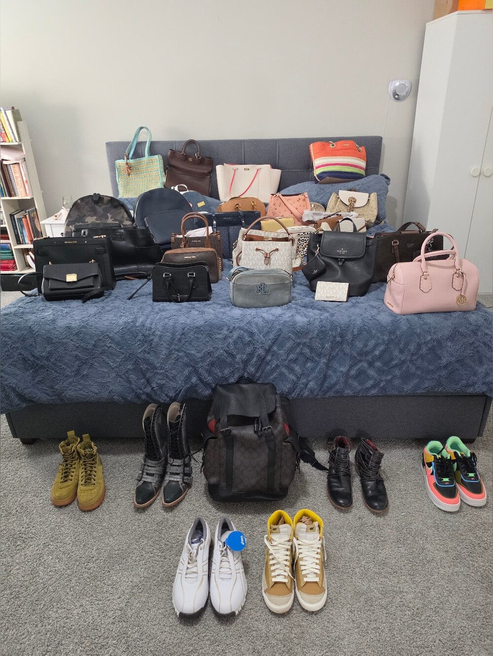 👜 Designer & Name Brand Handbag + Shoe Closet Cleanout Bundle | Coach MK Kate S